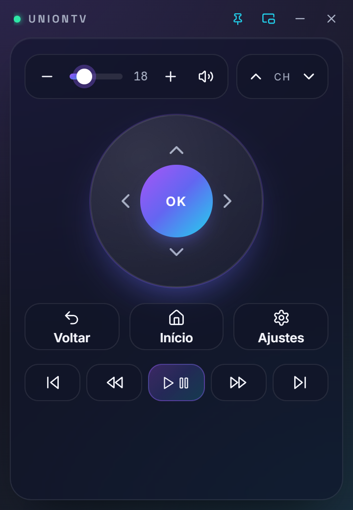 Modo compacto do OPTIC